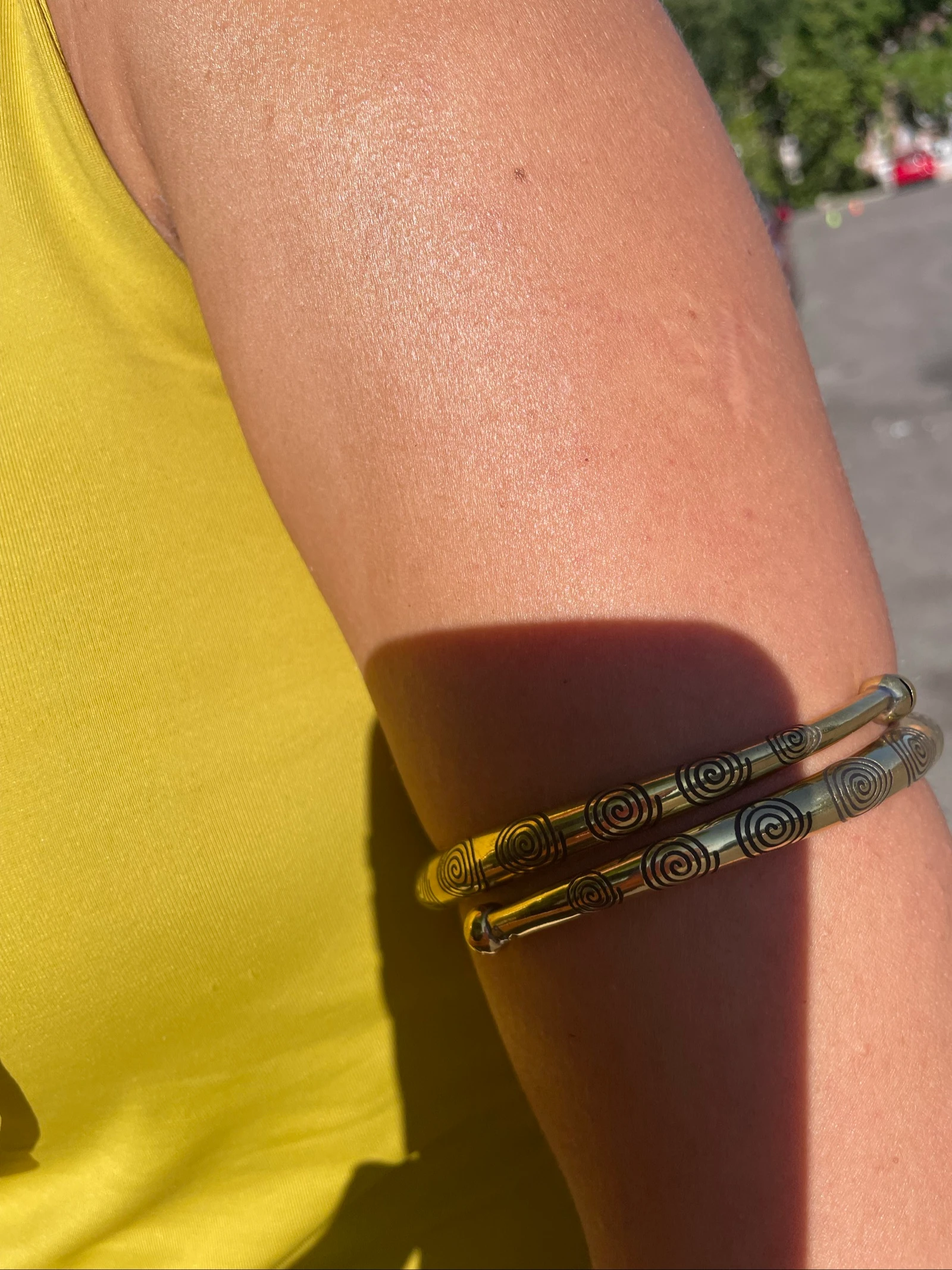 Brazalete étnico dorado – photo 2